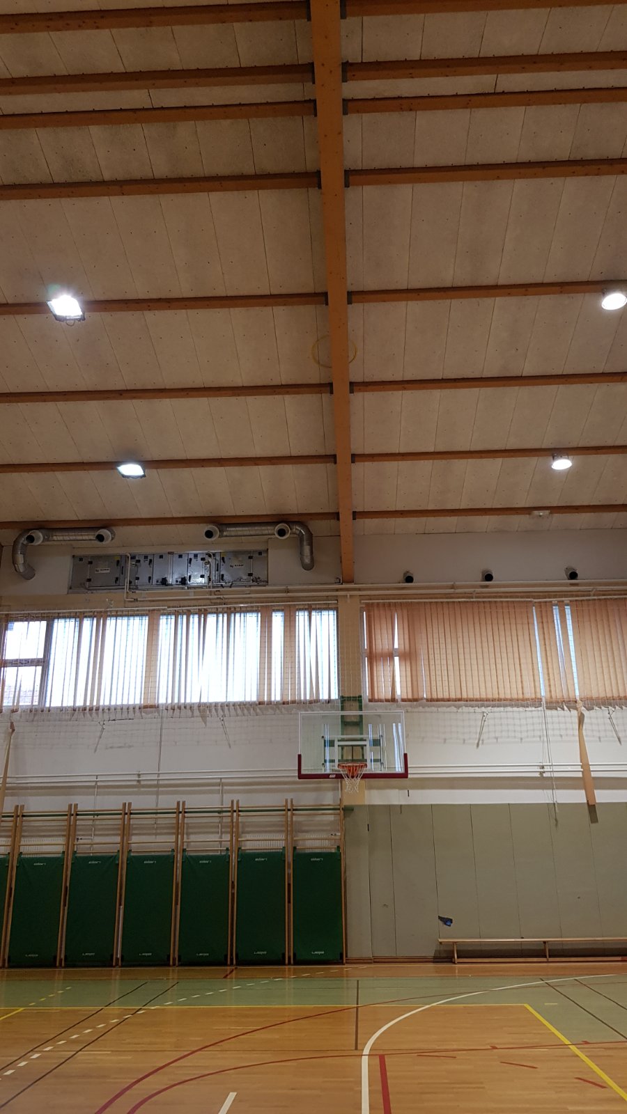 Športna razsvetljava Telovadnica OŠ Sveti Tomaž, svetilke THORN BORIS