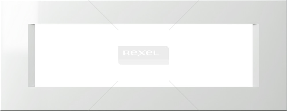 Okrasni okvir MODUL LINE 7M BE HOR PVC Visok sijaj Unipack [OL70PW-U – 4324239]