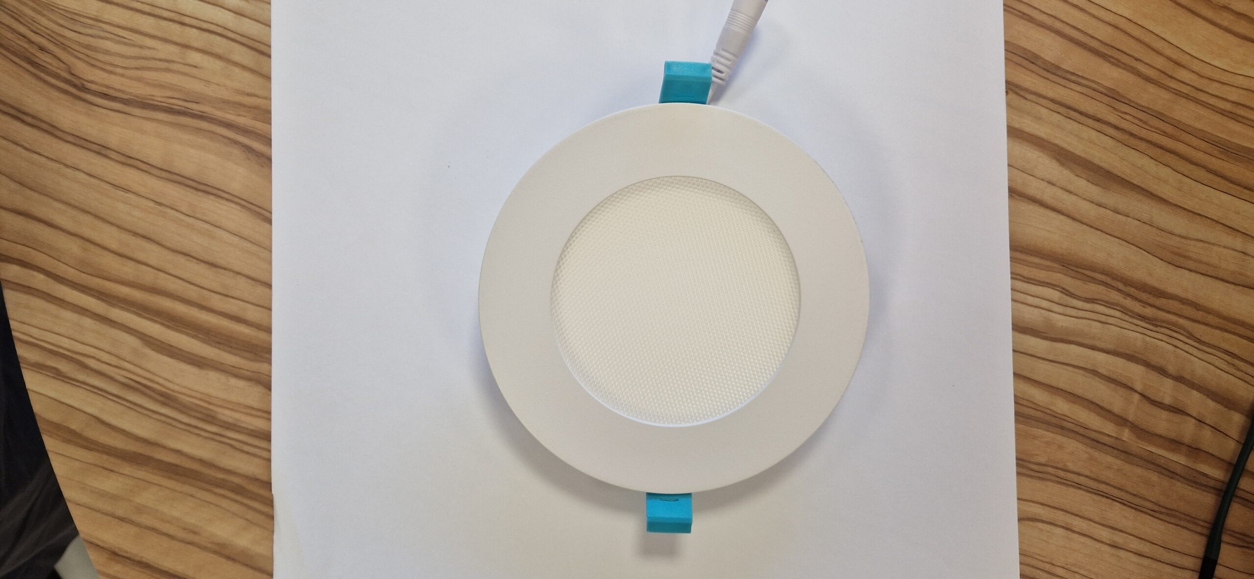 Vgradni panel LED THORNeco ZOE VARIOFLEX LED  11/15/19W 3000/3500/4000K bela okrogel fi220mm